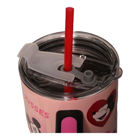 Bioworld Mickey & Minnie Love Hearts Ombre 40oz Tumbler - Picture 4 of 4